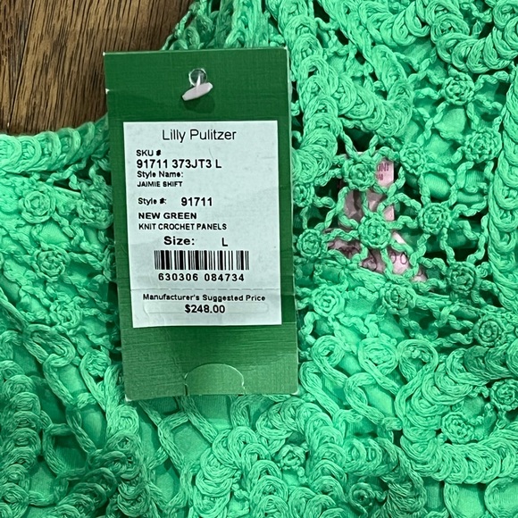 NWT lilly pulitzer crochet jaimie shift dress.Excellent pristine condition. - Picture 3 of 3